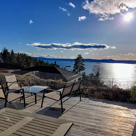 Panoramic Oslofjord Views With Private Hut Ferienhaus *